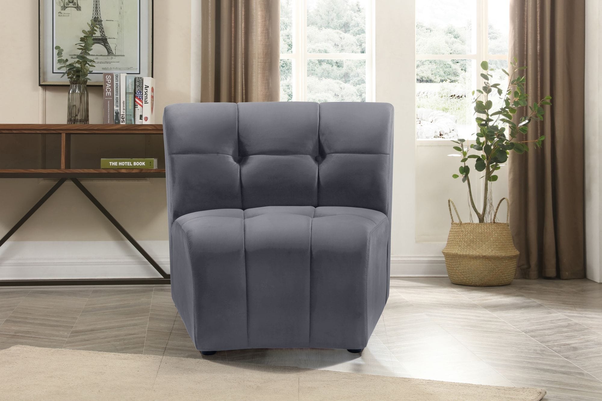 Limitless Modular Velvet Chair