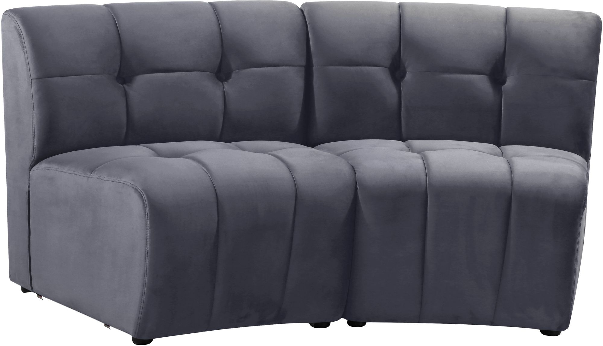 Limitless Modular Velvet Loveseat