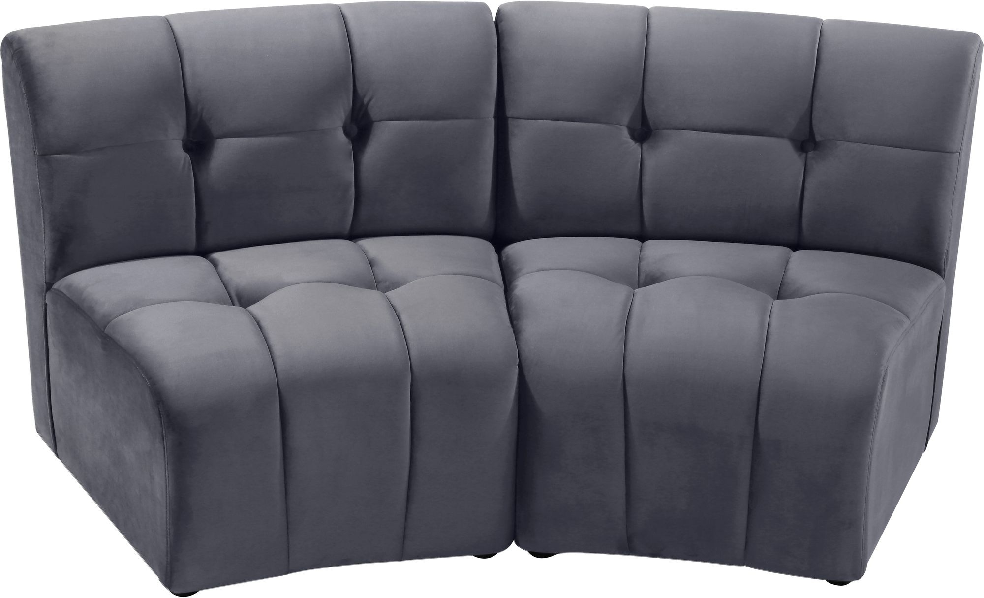 Limitless Modular Velvet Loveseat