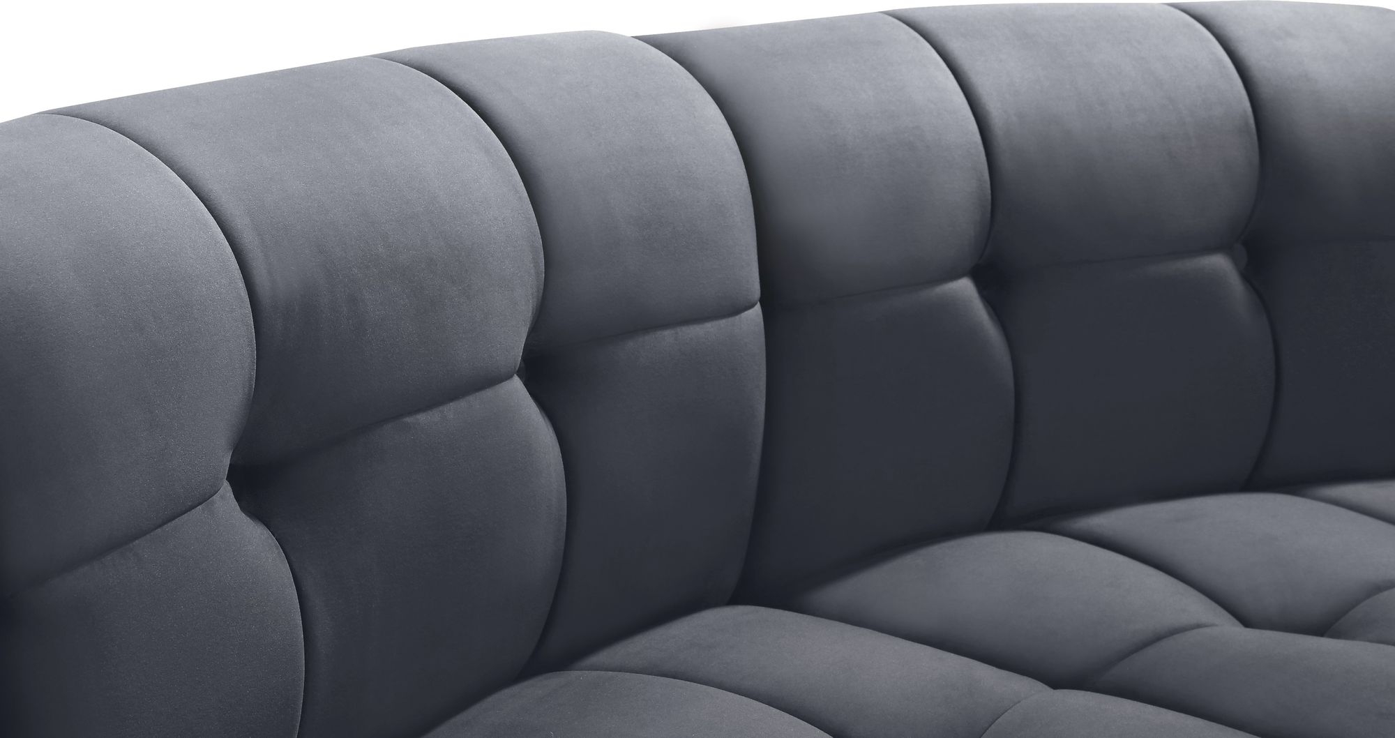 Limitless Modular Velvet Loveseat