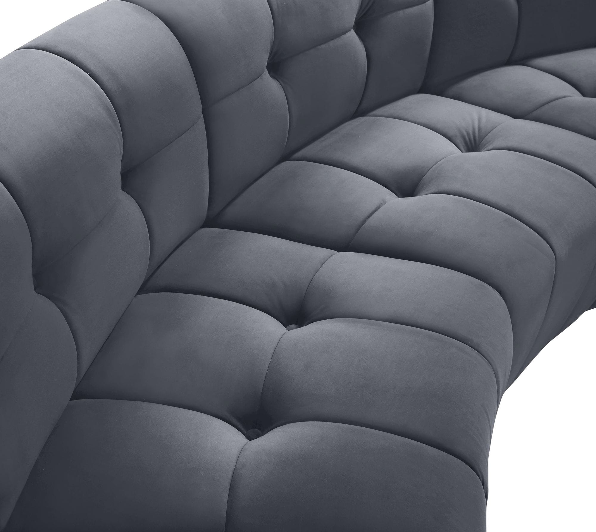 Limitless Modular Velvet Loveseat