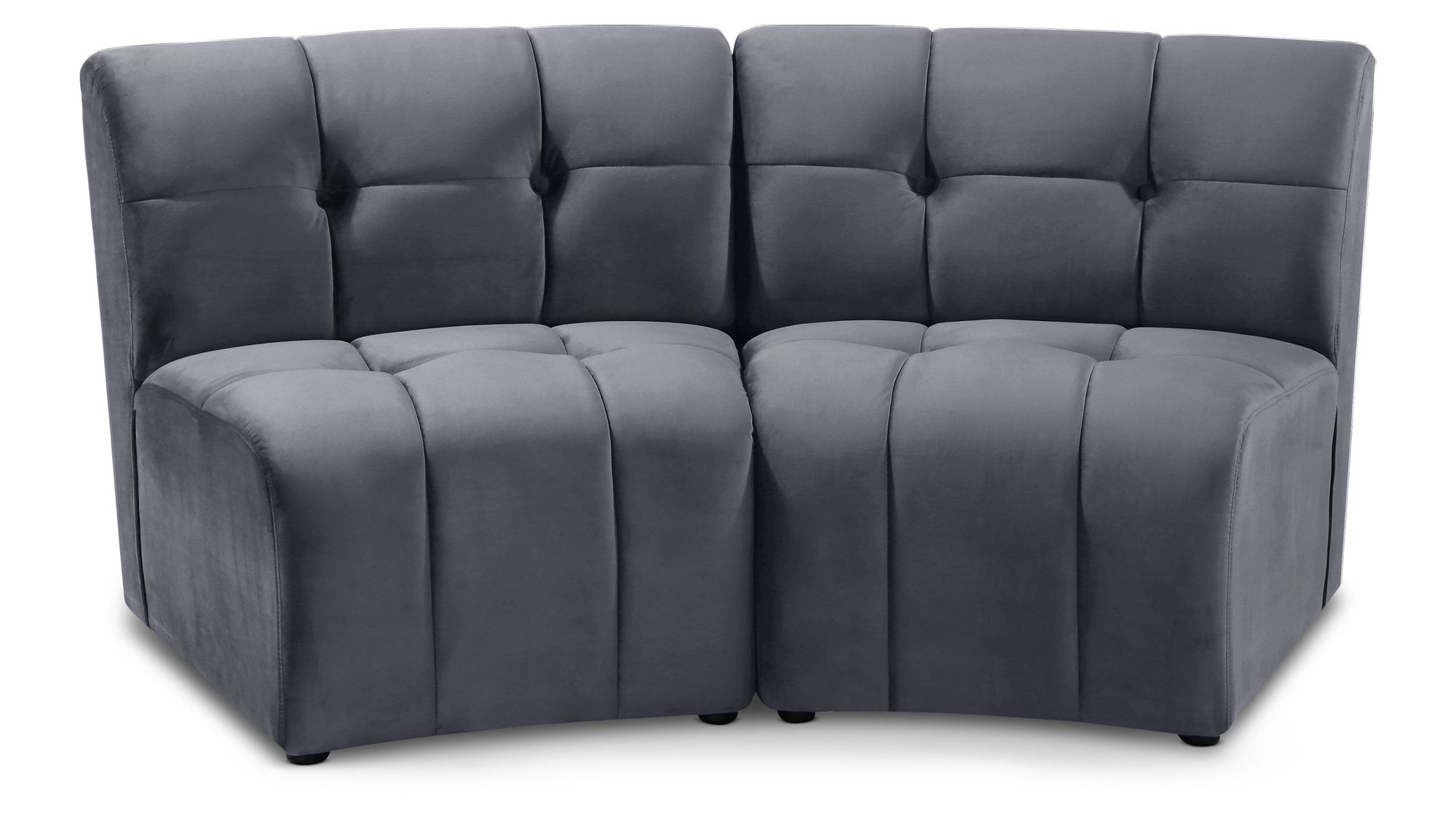 Limitless Modular Velvet Loveseat