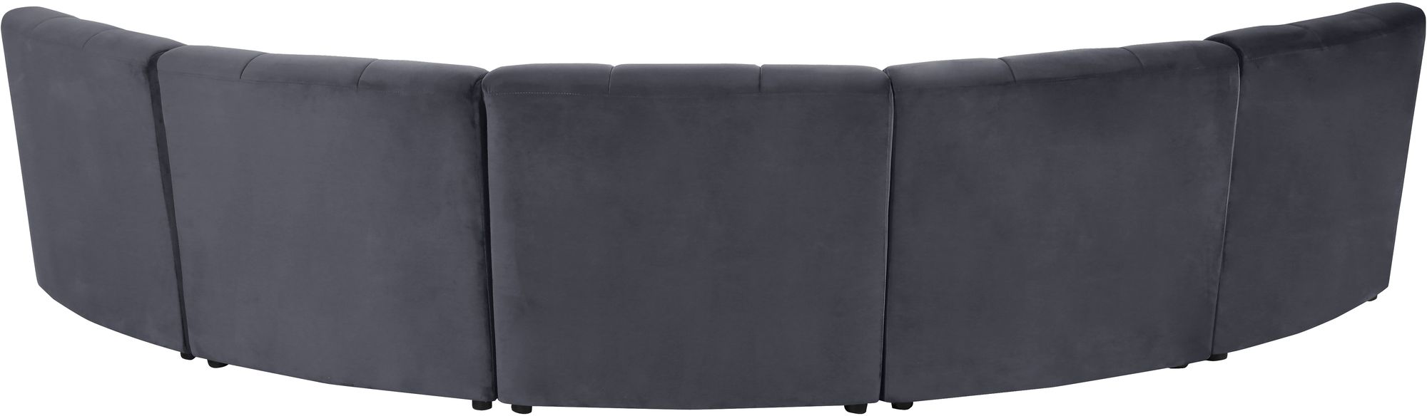 Limitless 145" 5-Piece Modular Velvet Sectional