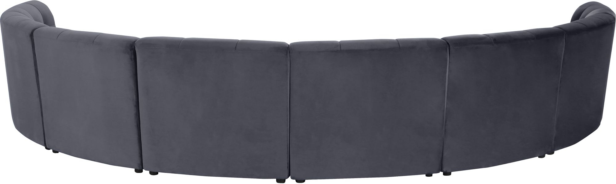 Limitless 173" 8-Piece Modular Velvet Sectional