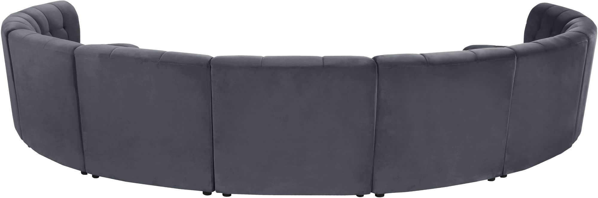 Limitless 173" 9-Piece Modular Velvet Sectional