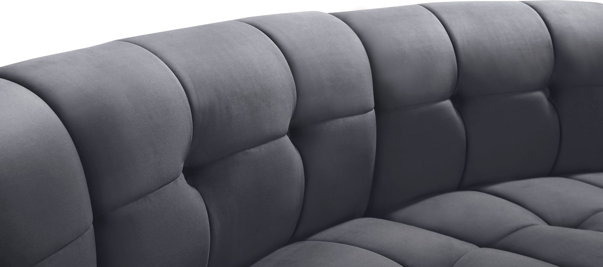 Limitless 173" 10-Piece Modular Velvet Sectional