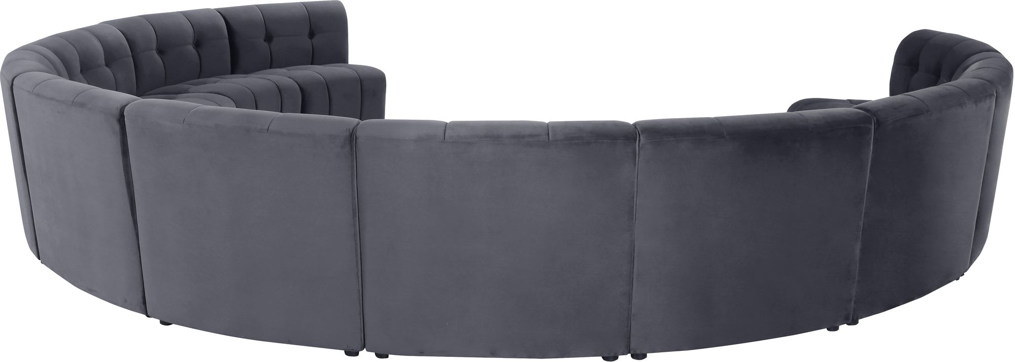 Limitless 173" 11-Piece Modular Velvet Sectional