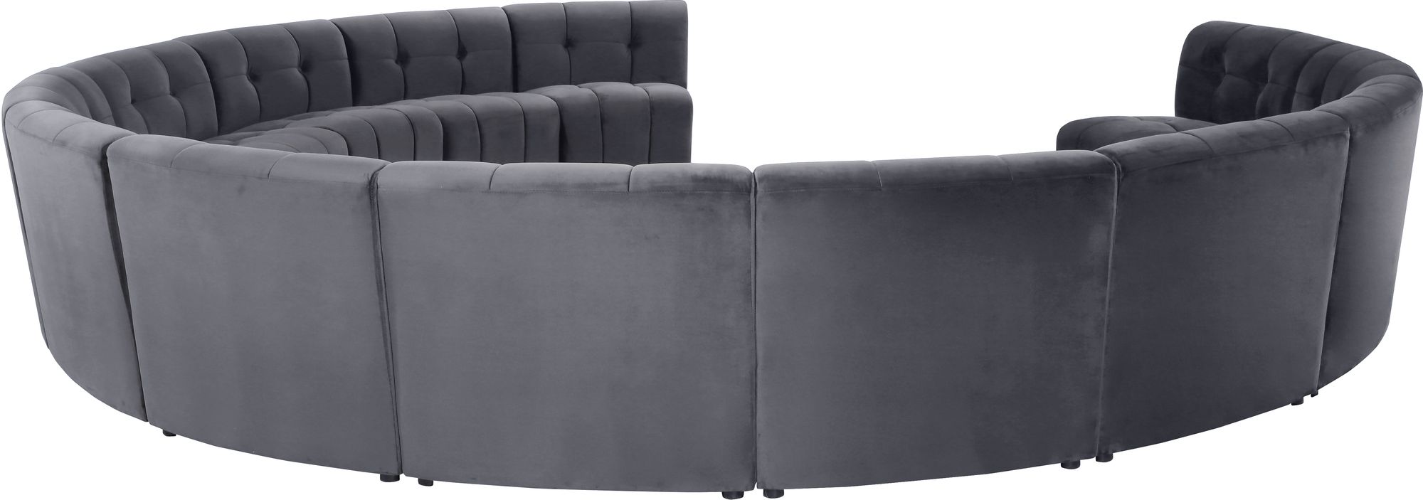 Limitless 173" 13-Piece Modular Velvet Sectional