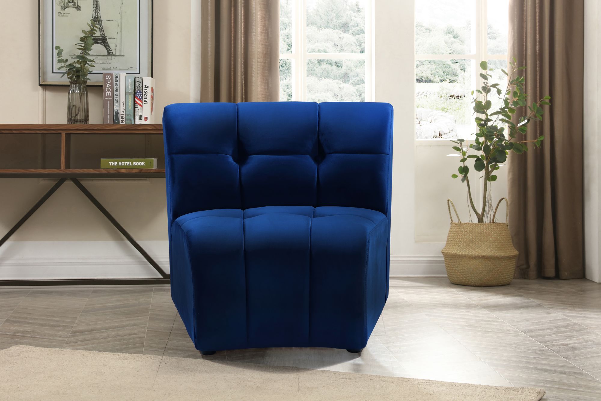 Limitless Modular Velvet Chair