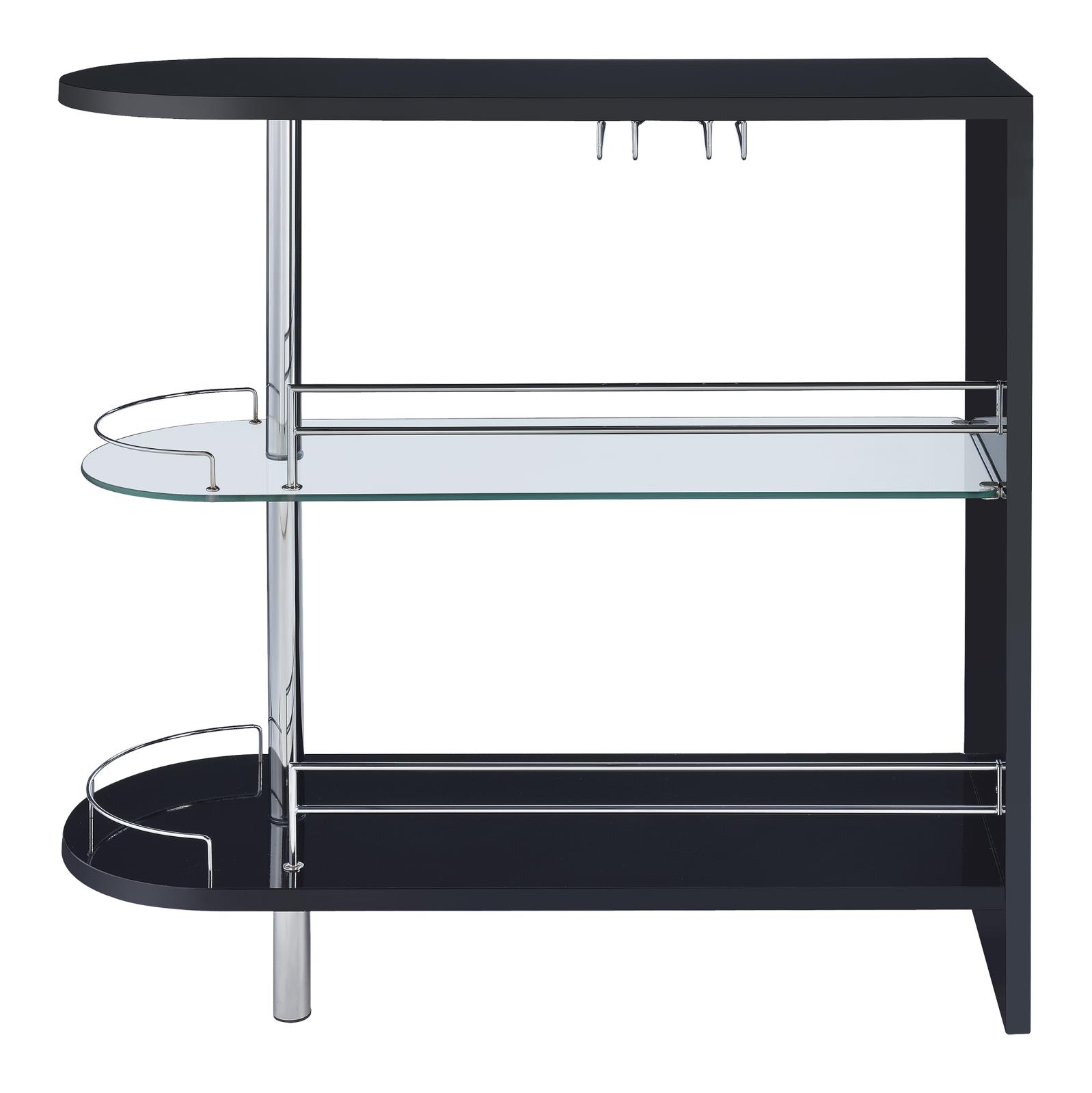 Adolfo Rectangular 3-Tier Bar Table