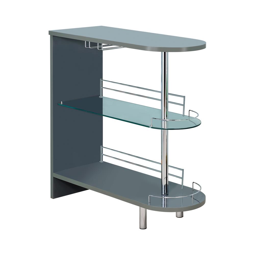Adolfo Rectangular 3-Tier Bar Table
