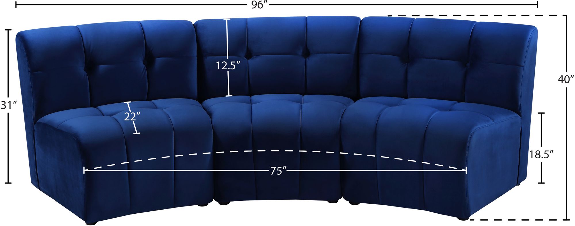 Limitless Modular Velvet Sofa