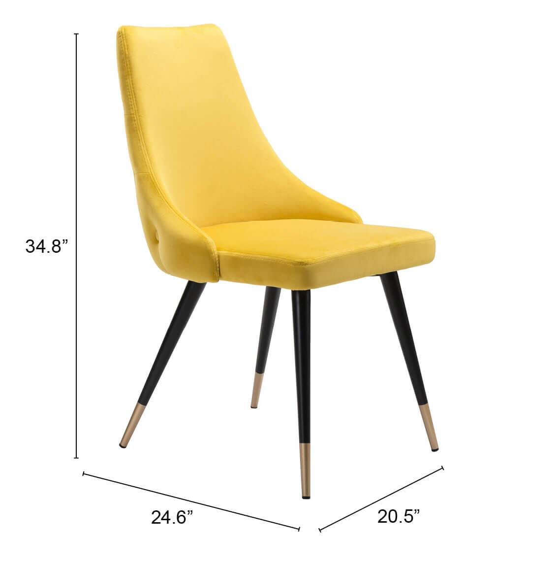 Piccolo Tufted Velvet Dining Chair