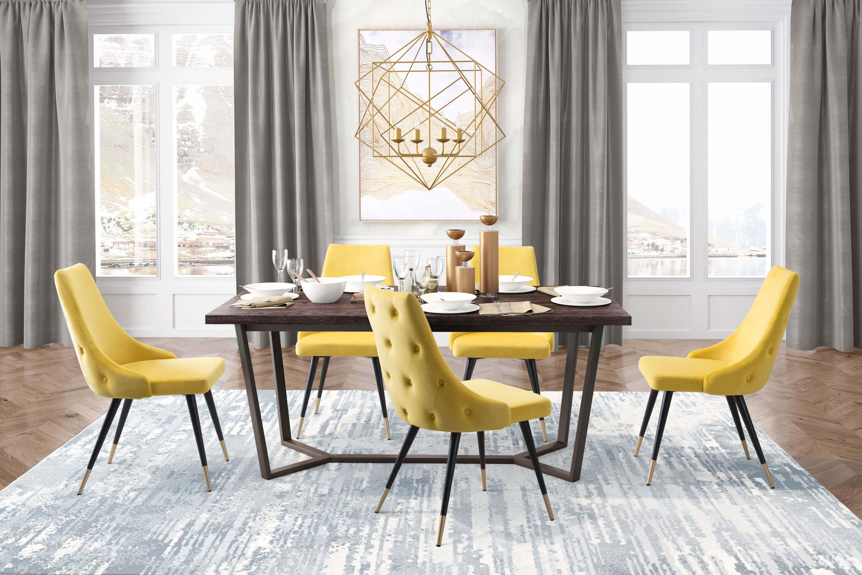 Piccolo Tufted Velvet Dining Chair