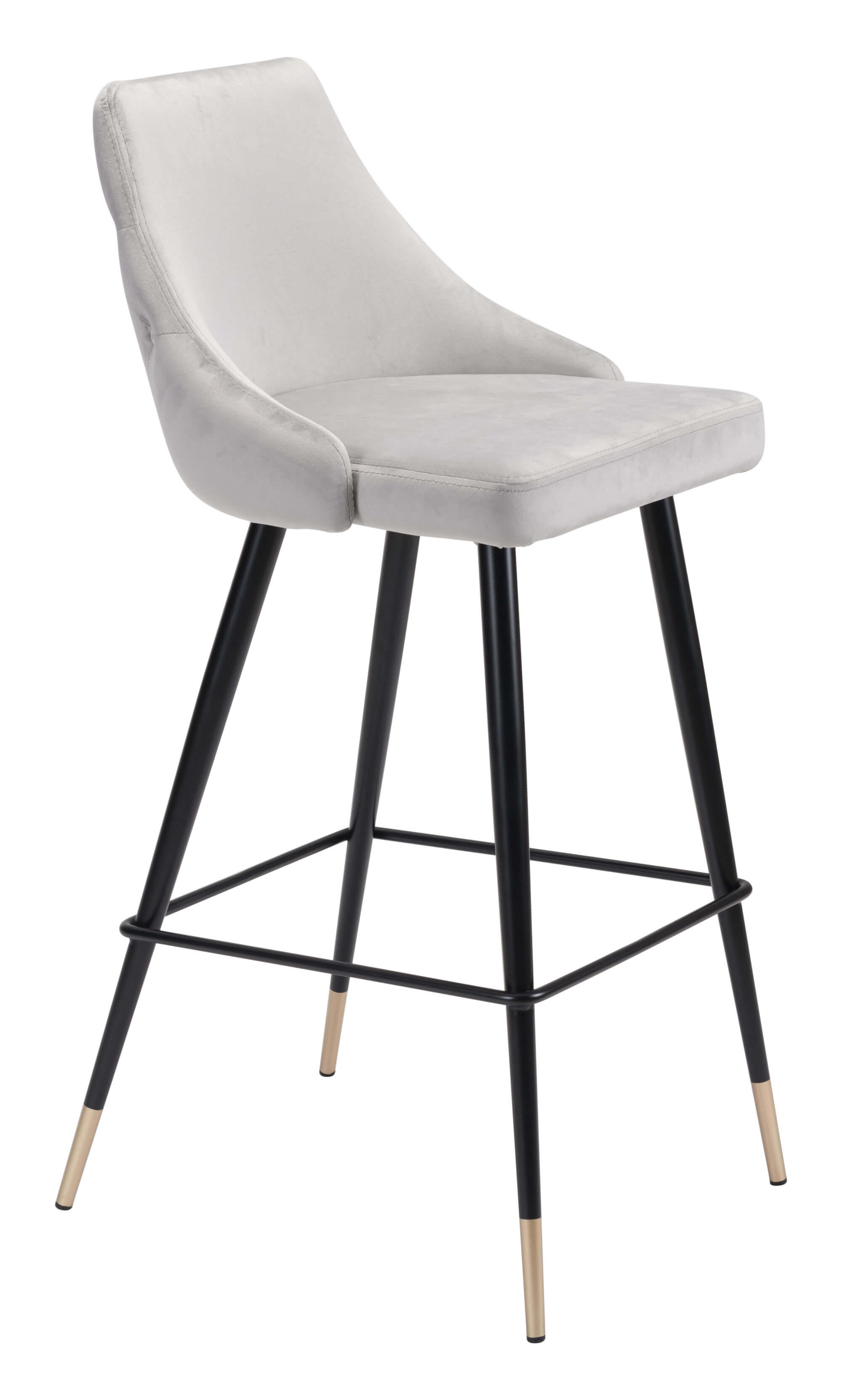 Piccolo Tufted Velvet Bar Chair