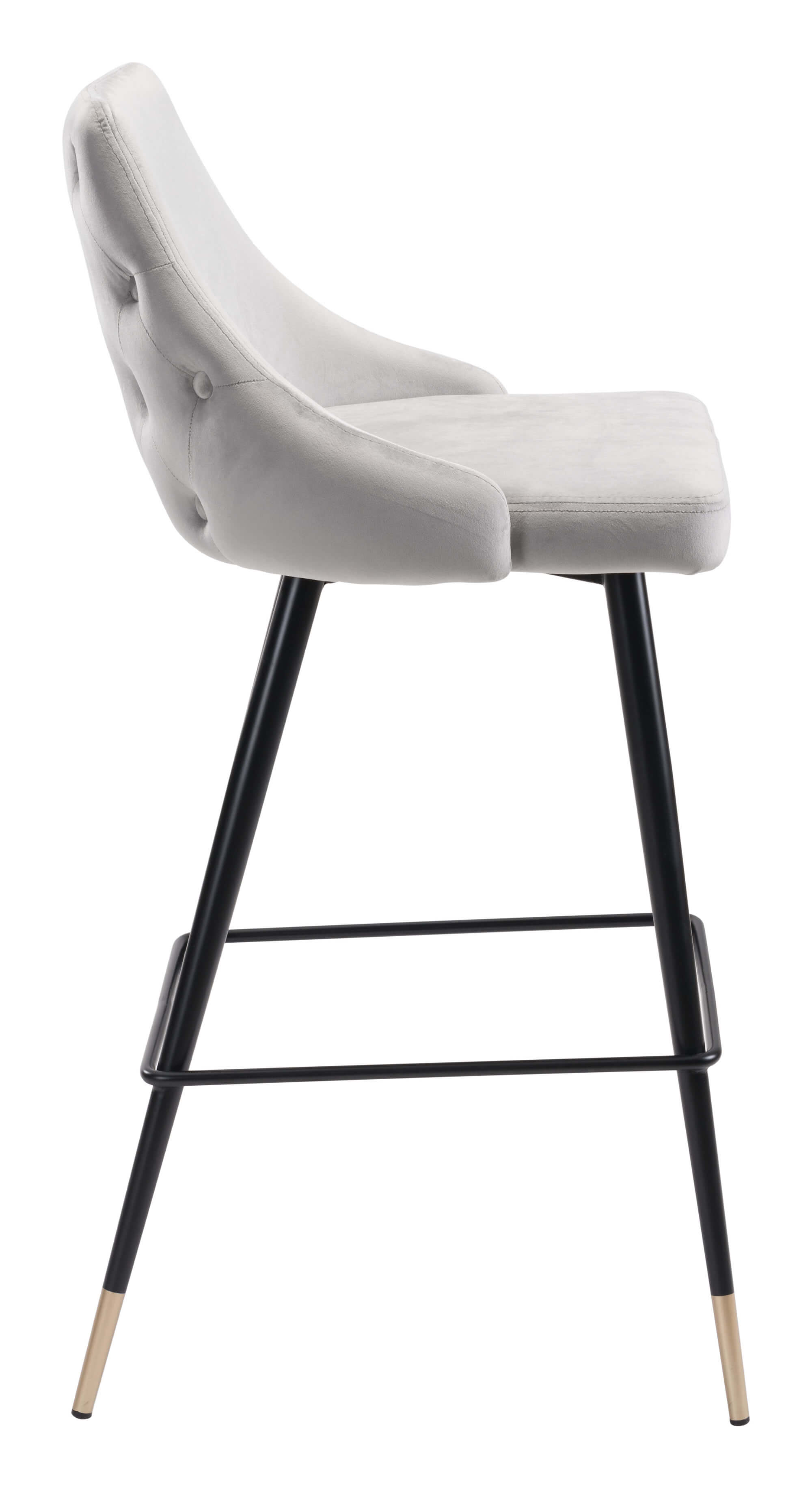 Piccolo Tufted Velvet Bar Chair