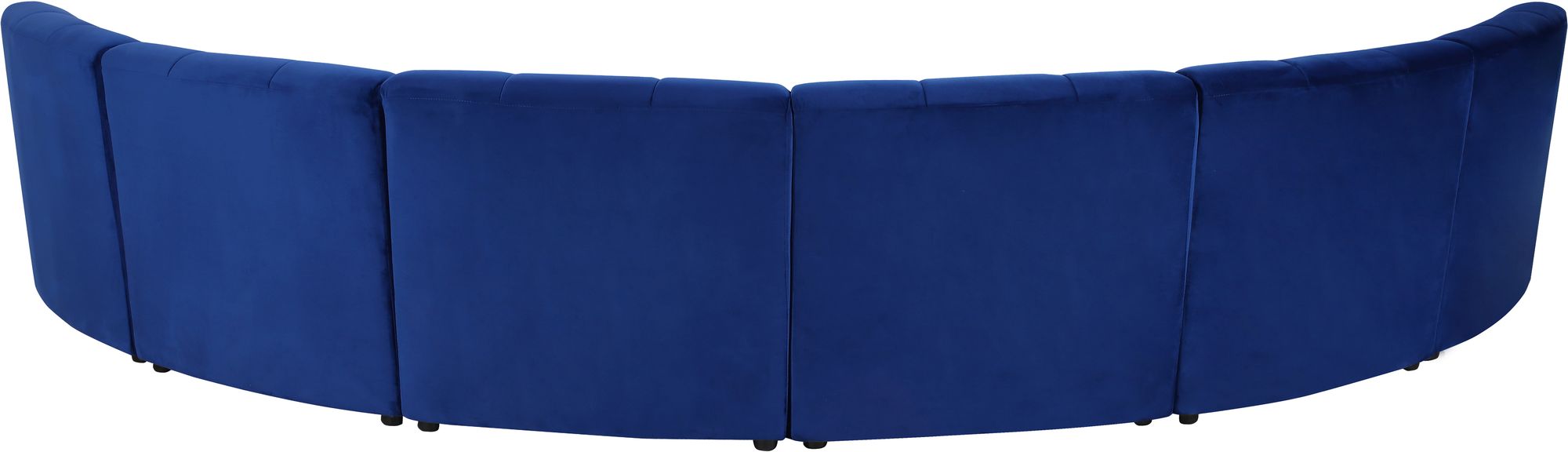 Limitless 161" 6-Piece Modular Velvet Sectional