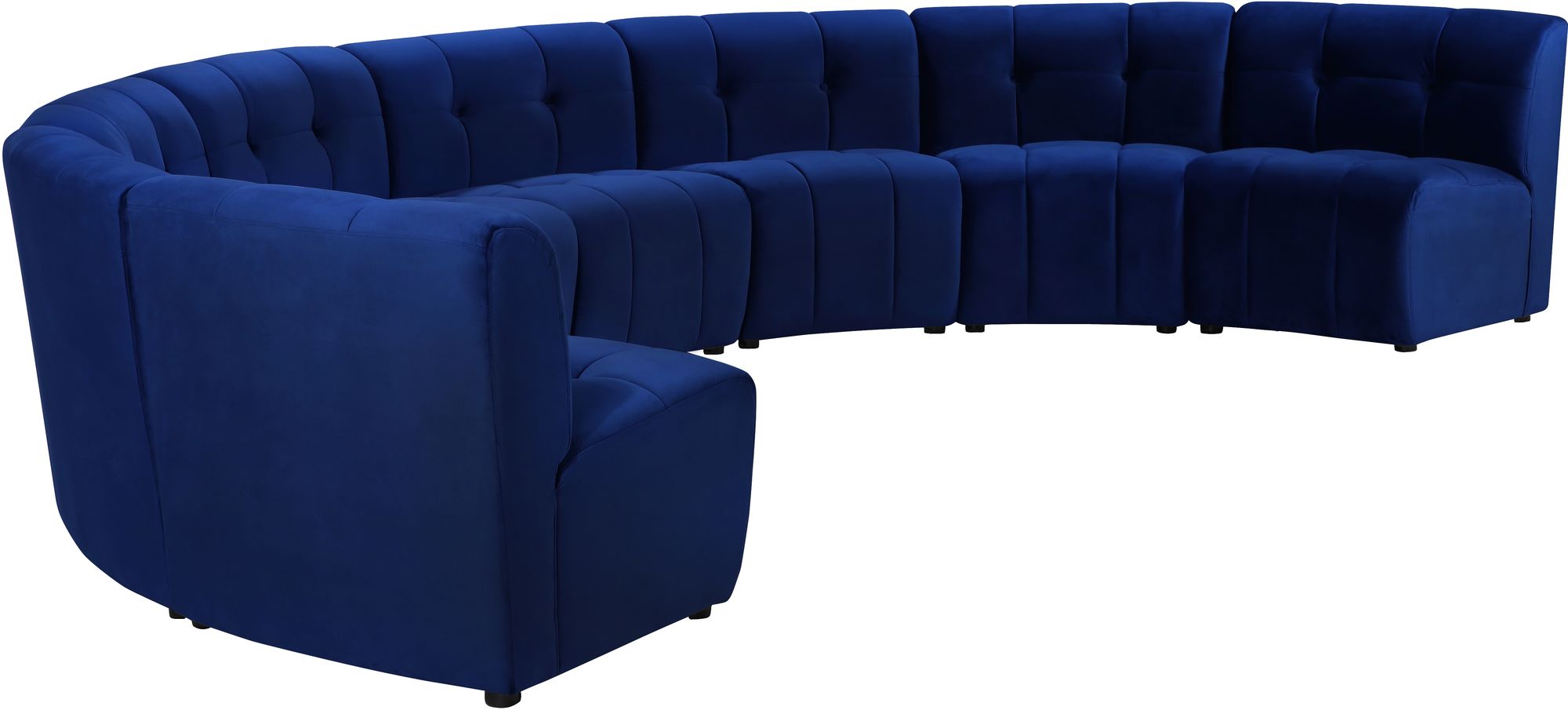 Limitless 173" 8-Piece Modular Velvet Sectional