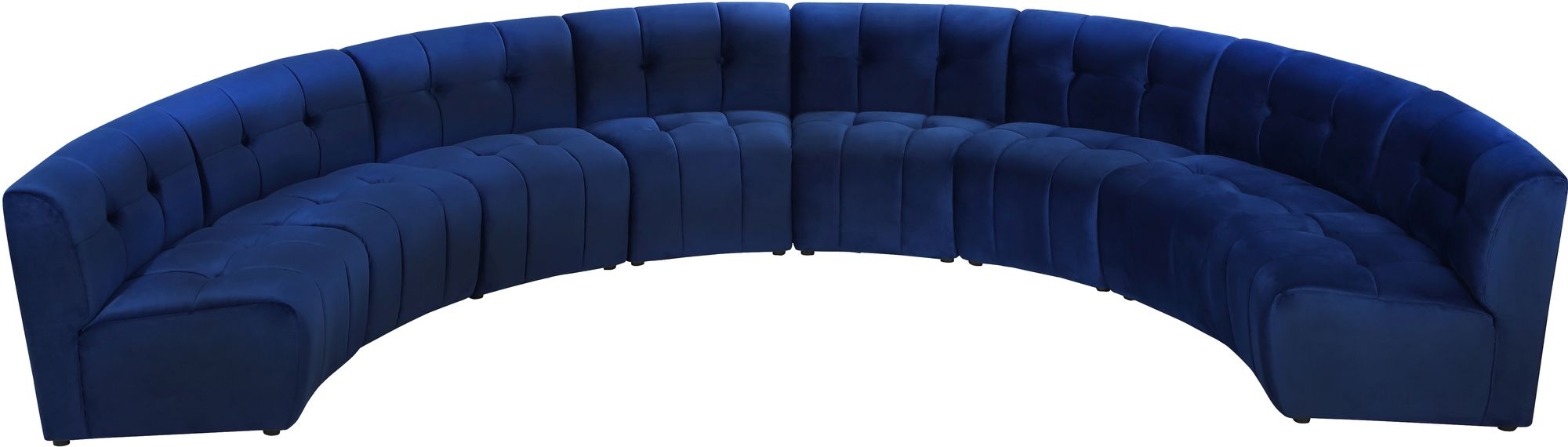 Limitless 173" 8-Piece Modular Velvet Sectional