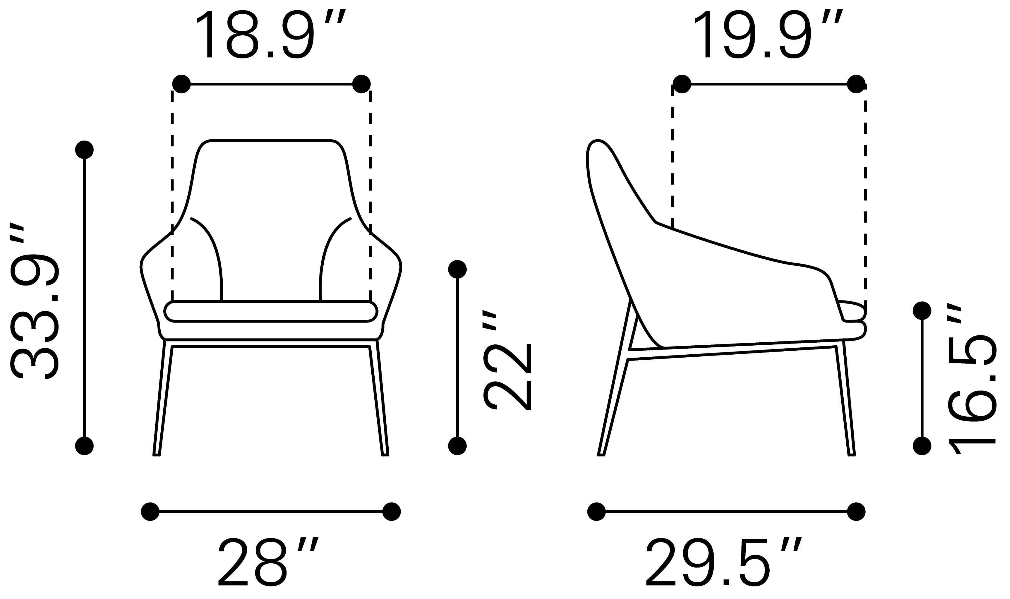 Debonair Velvet Arm Chair