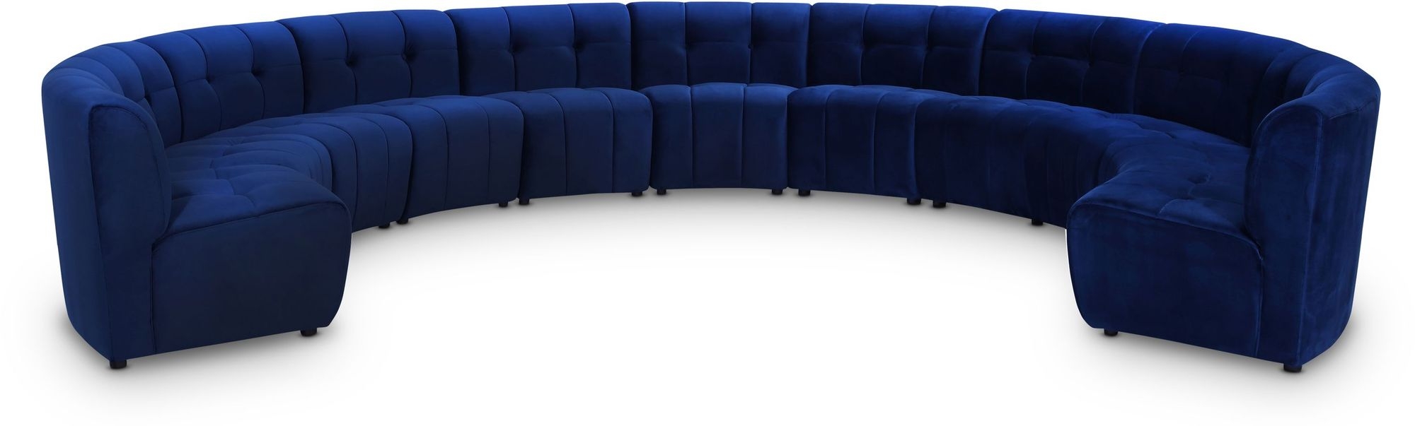 Limitless 173" 11-Piece Modular Velvet Sectional