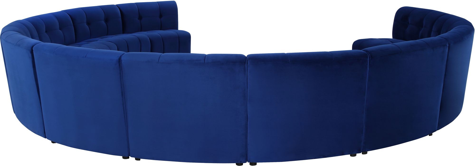 Limitless 173" 12-Piece Modular Velvet Sectional
