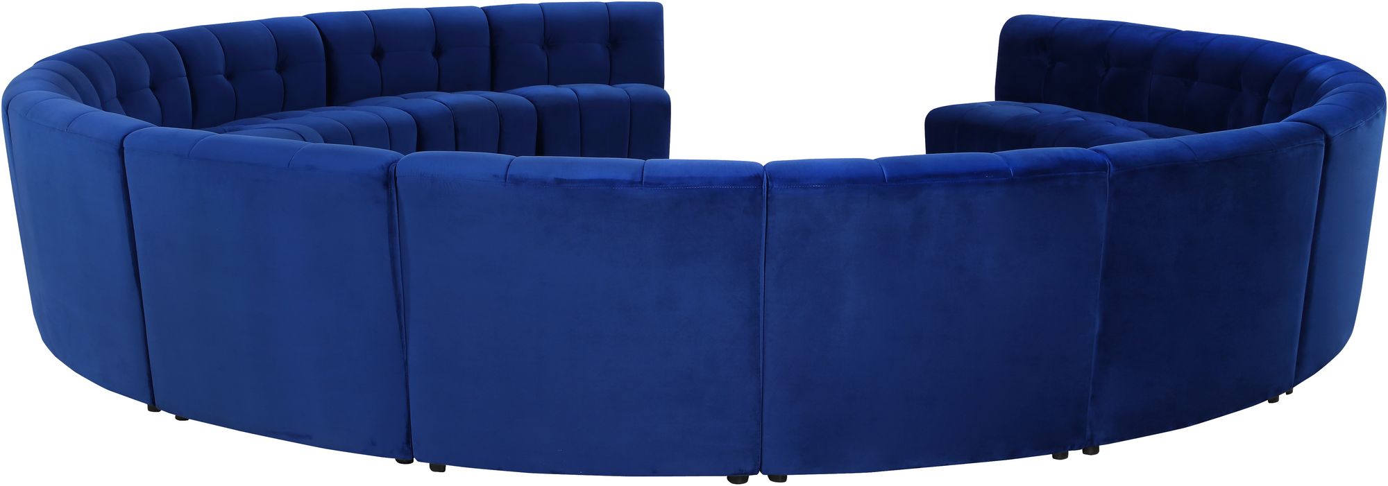 Limitless 173" 14-Piece Modular Velvet Sectional
