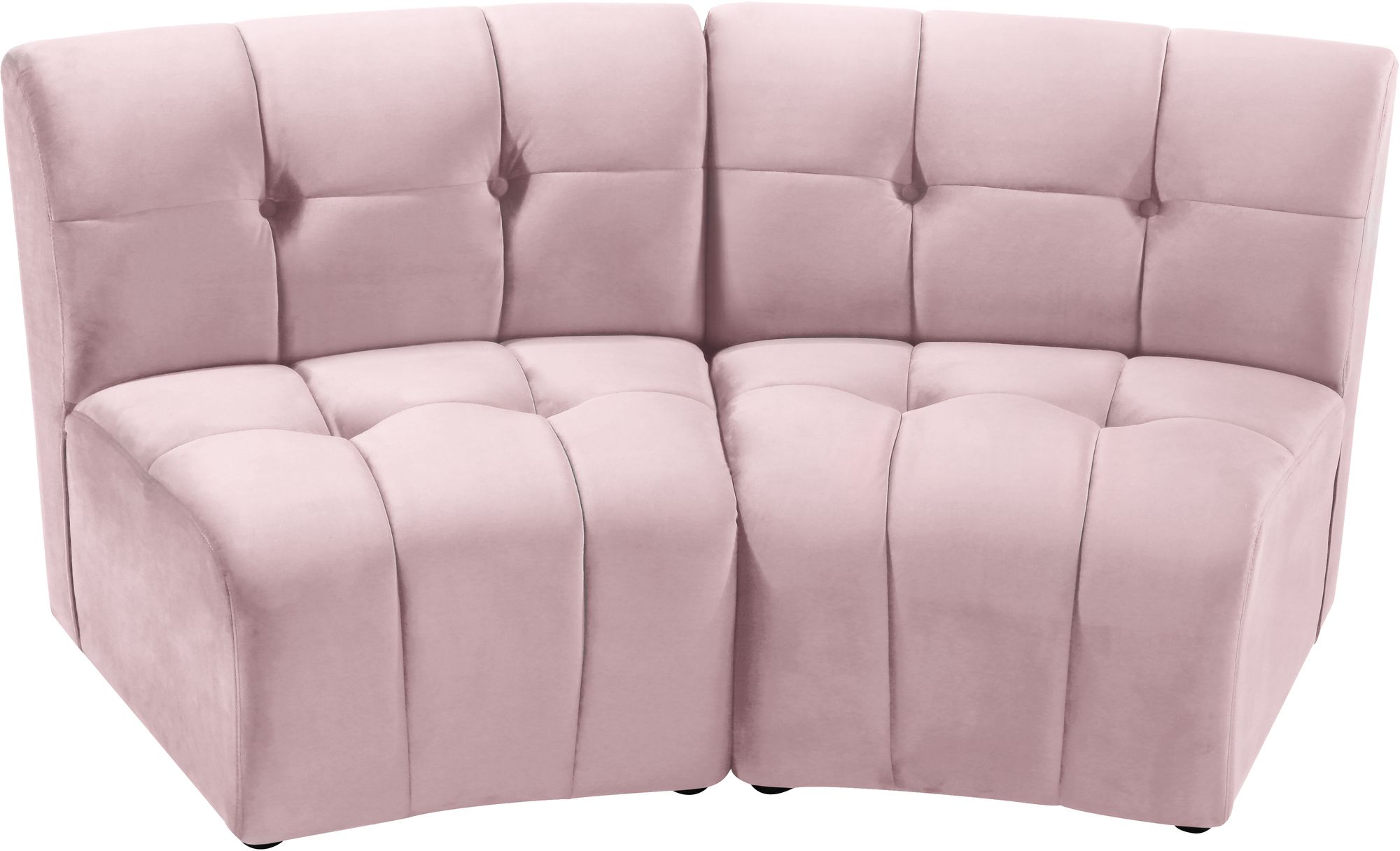 Limitless Modular Velvet Loveseat