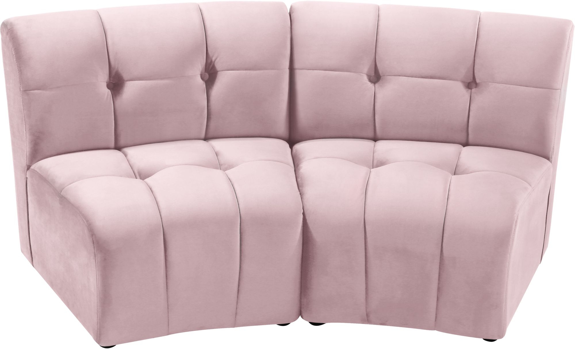 Limitless Modular Velvet Loveseat
