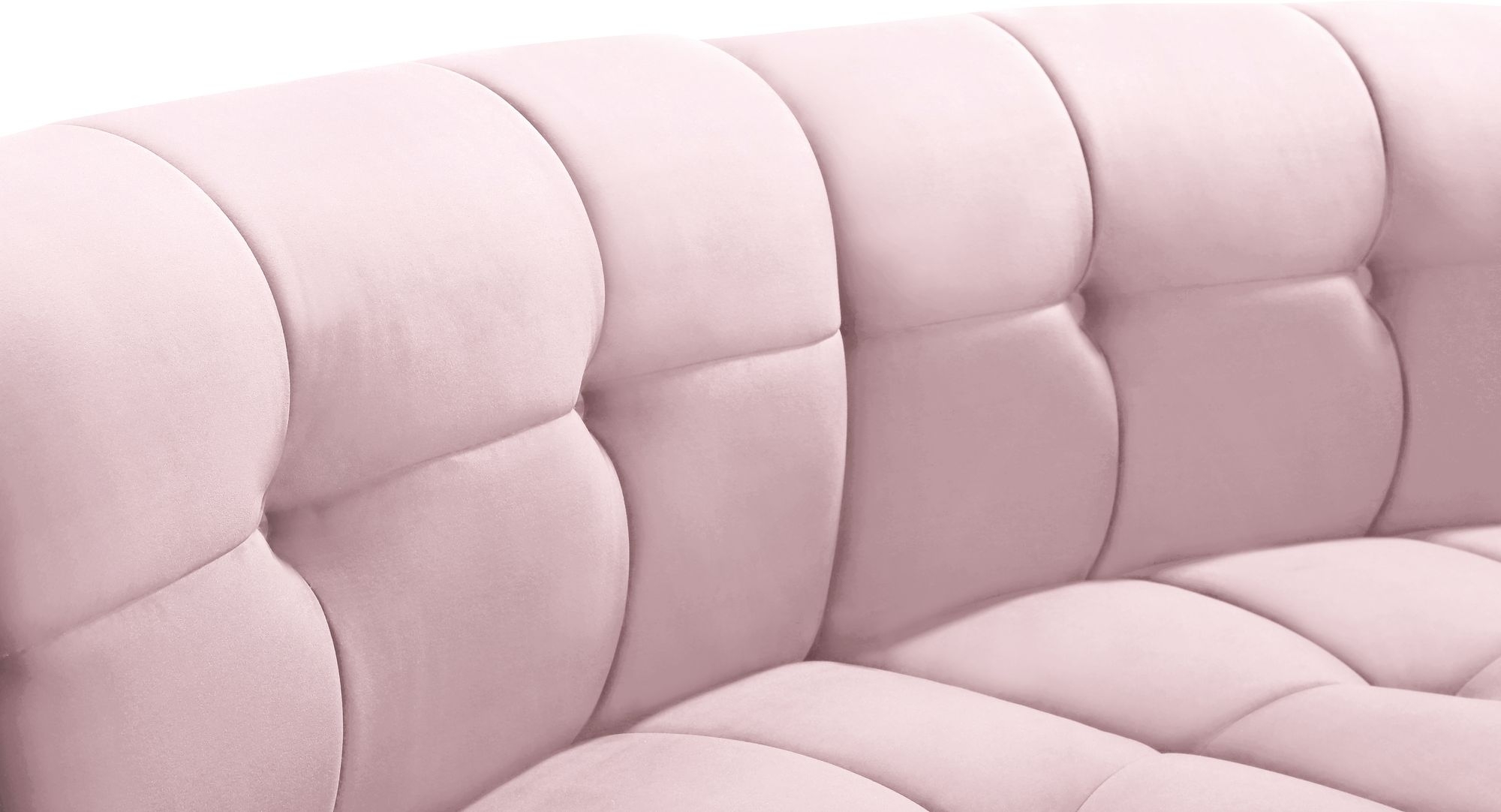 Limitless Modular Velvet Loveseat