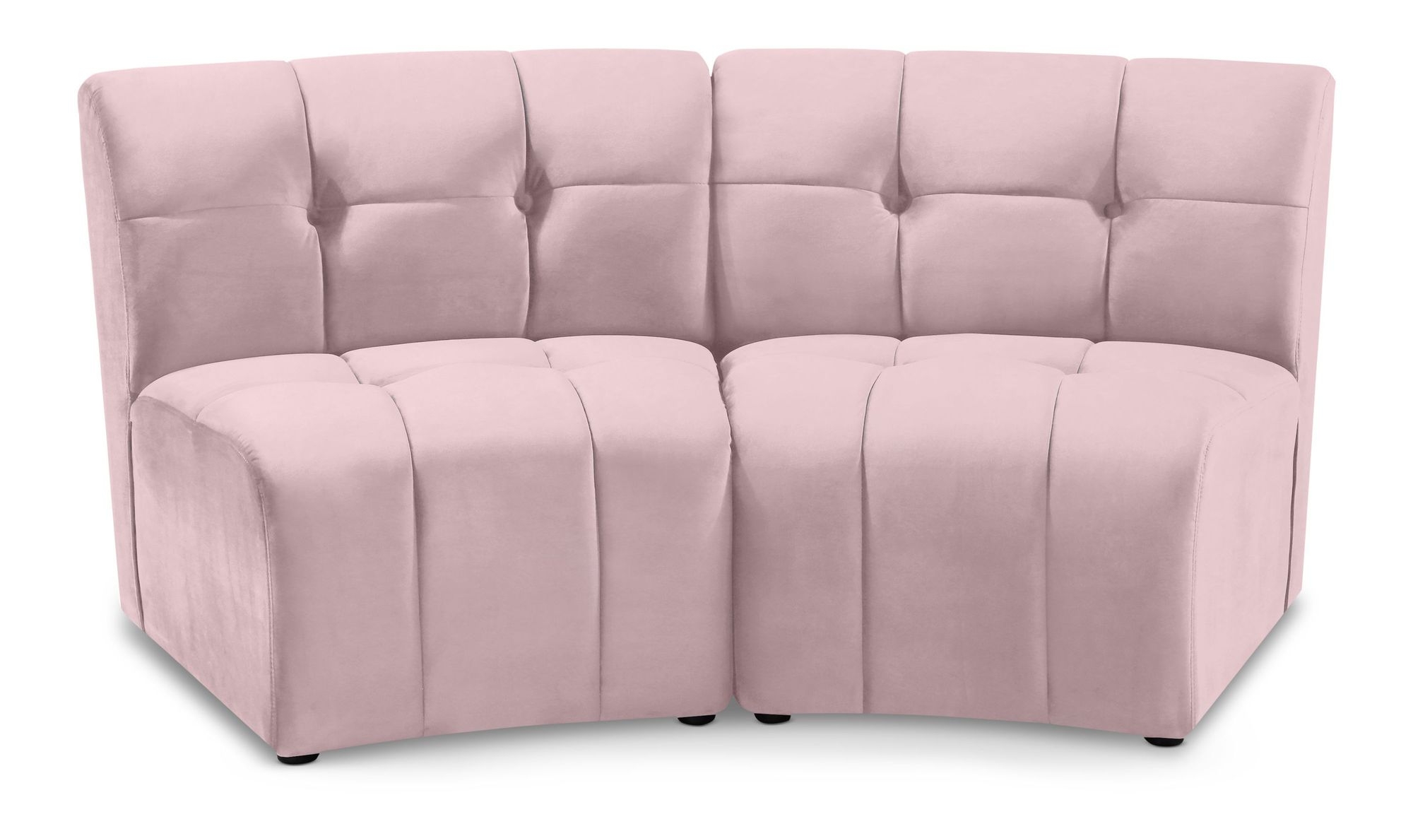 Limitless Modular Velvet Loveseat