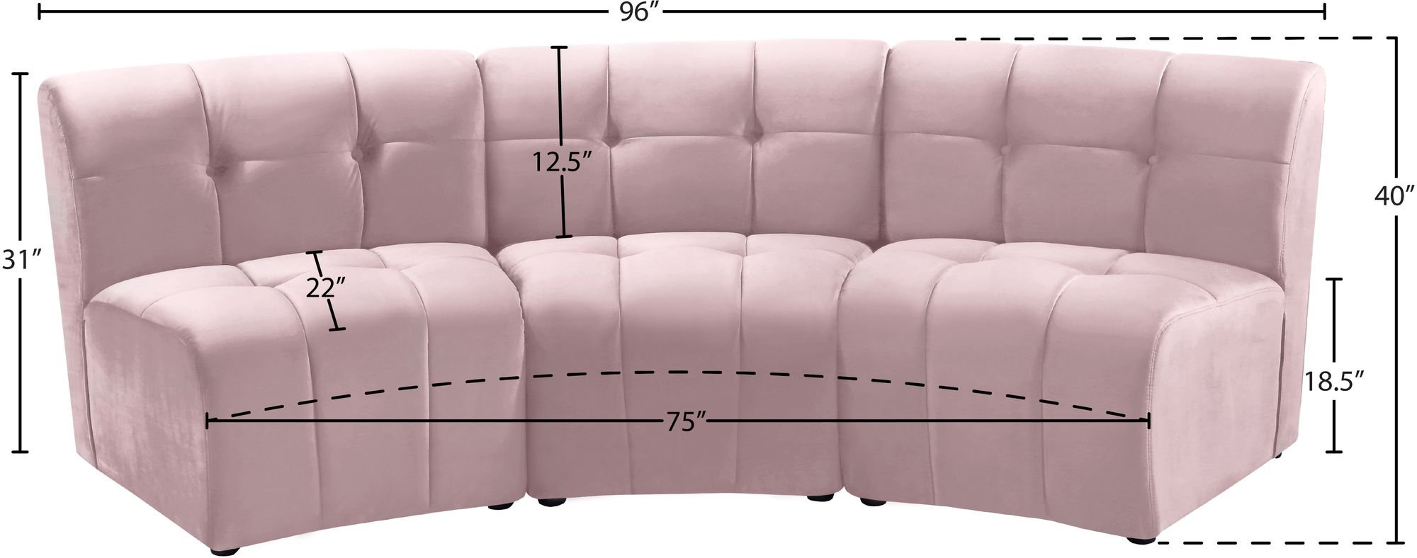 Limitless Modular Velvet Sofa