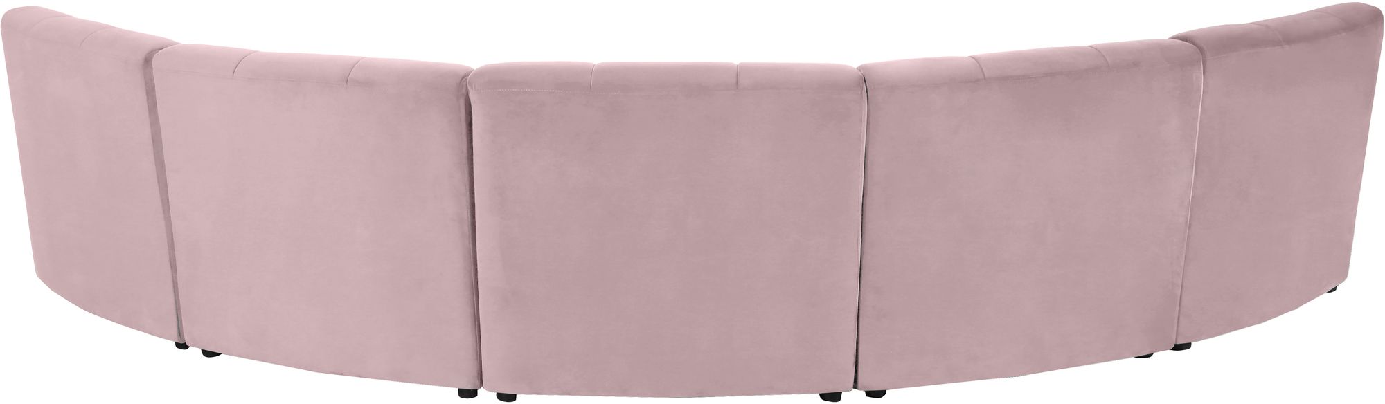 Limitless 145" 5-Piece Modular Velvet Sectional