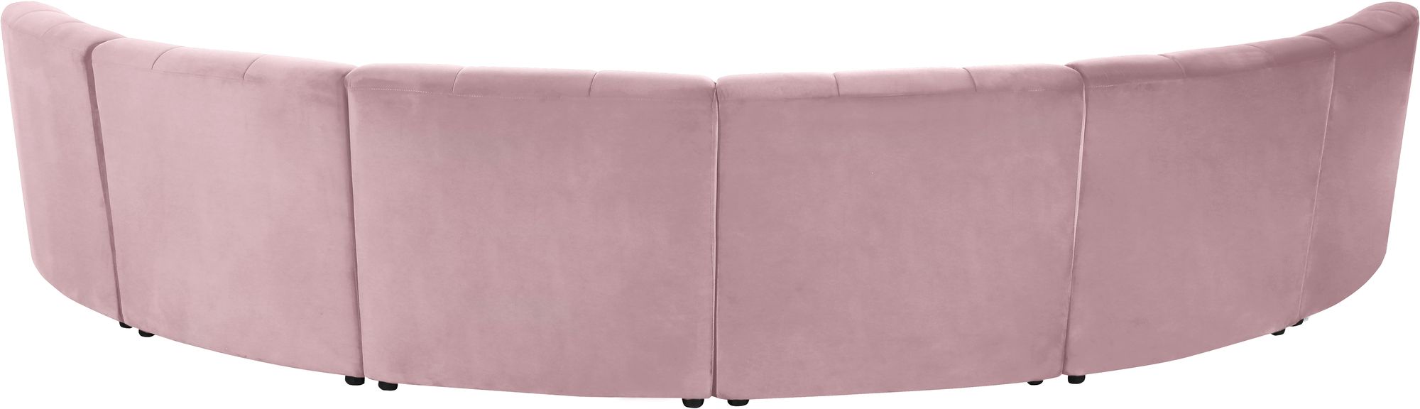 Limitless 161" 6-Piece Modular Velvet Sectional