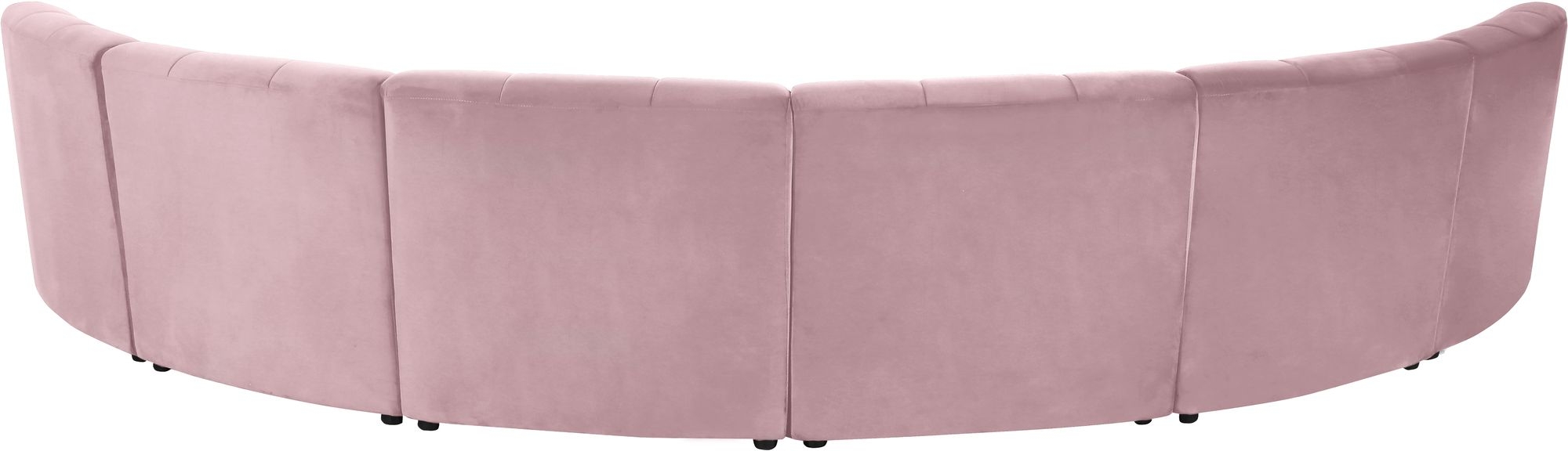Limitless 161" 6-Piece Modular Velvet Sectional