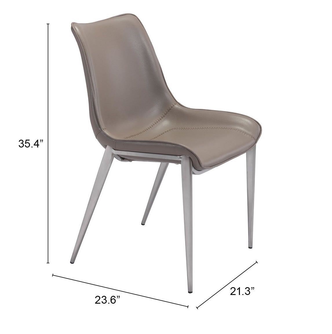 Magnus Leatherette Dining Chair