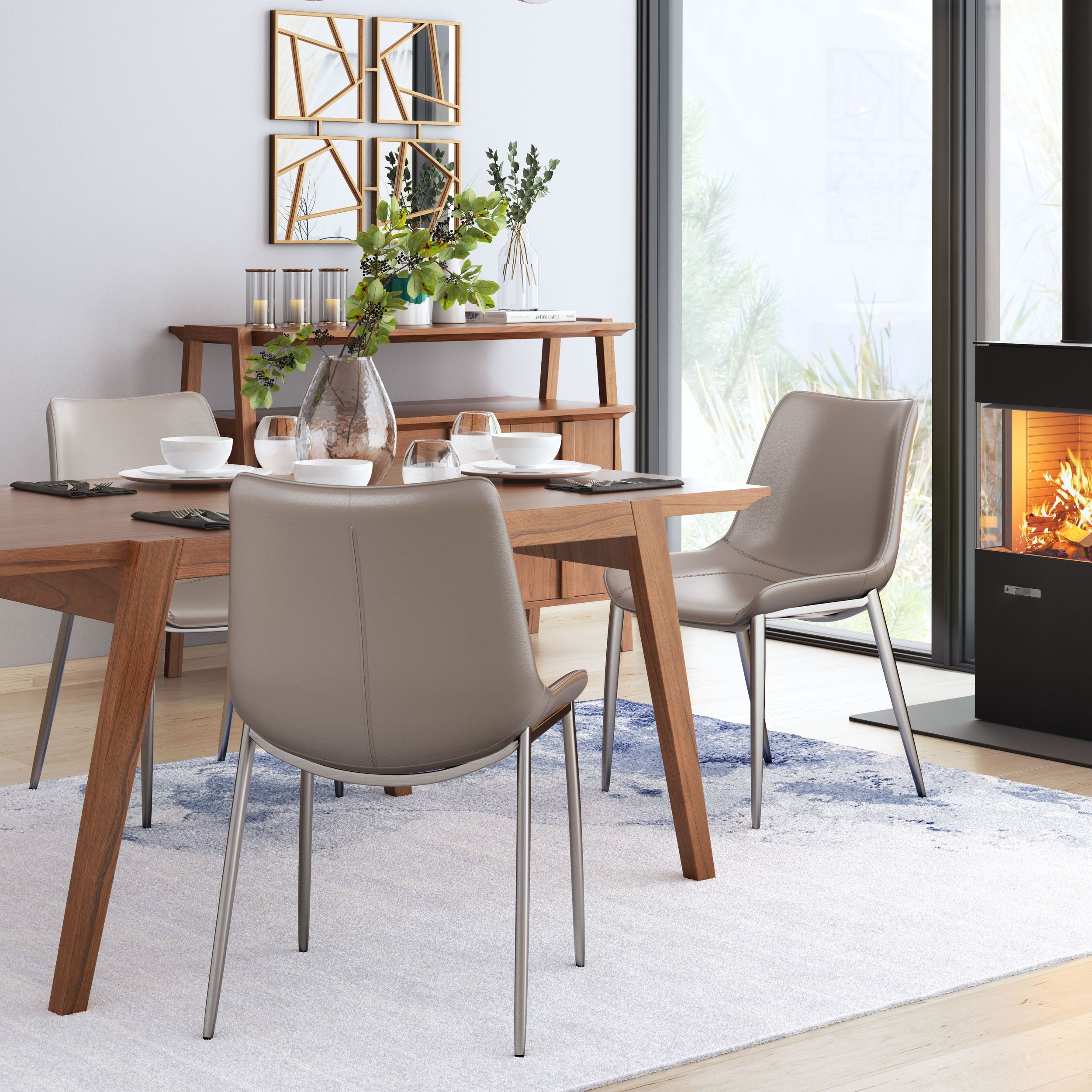 Magnus Leatherette Dining Chair