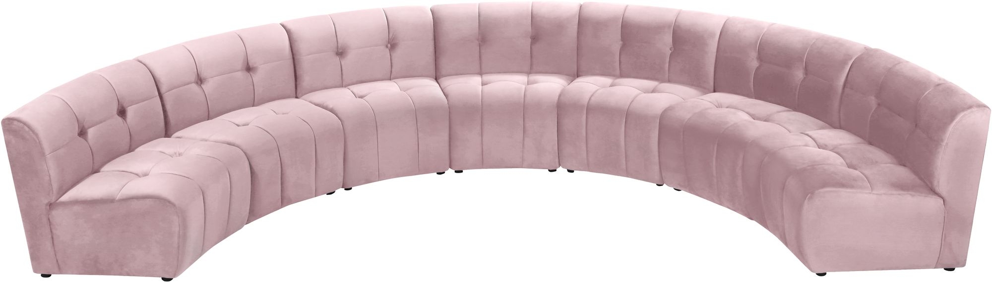 Limitless 170" 7-Piece Modular Velvet Sectional