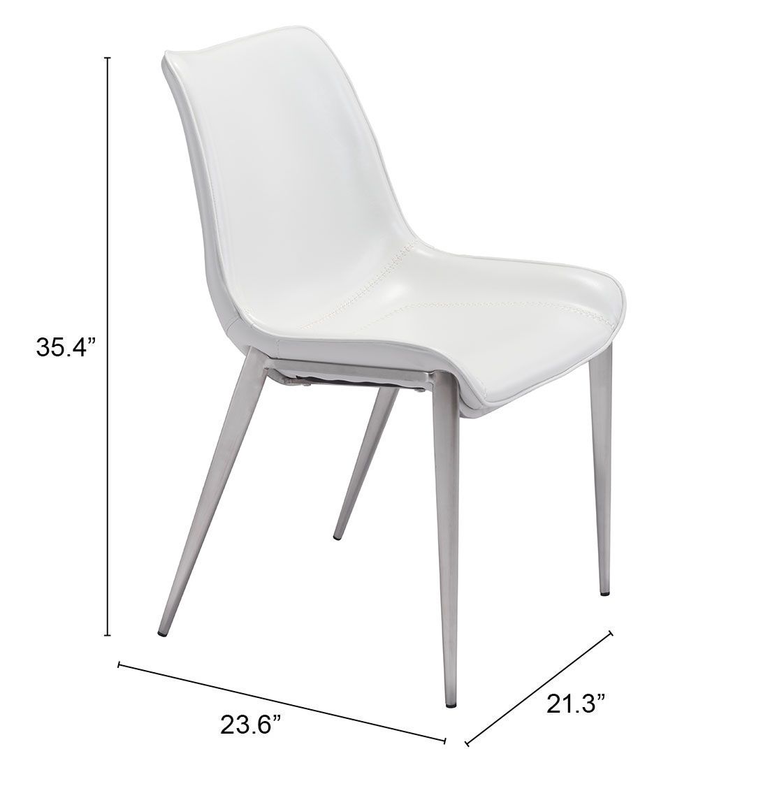 Magnus Leatherette Dining Chair