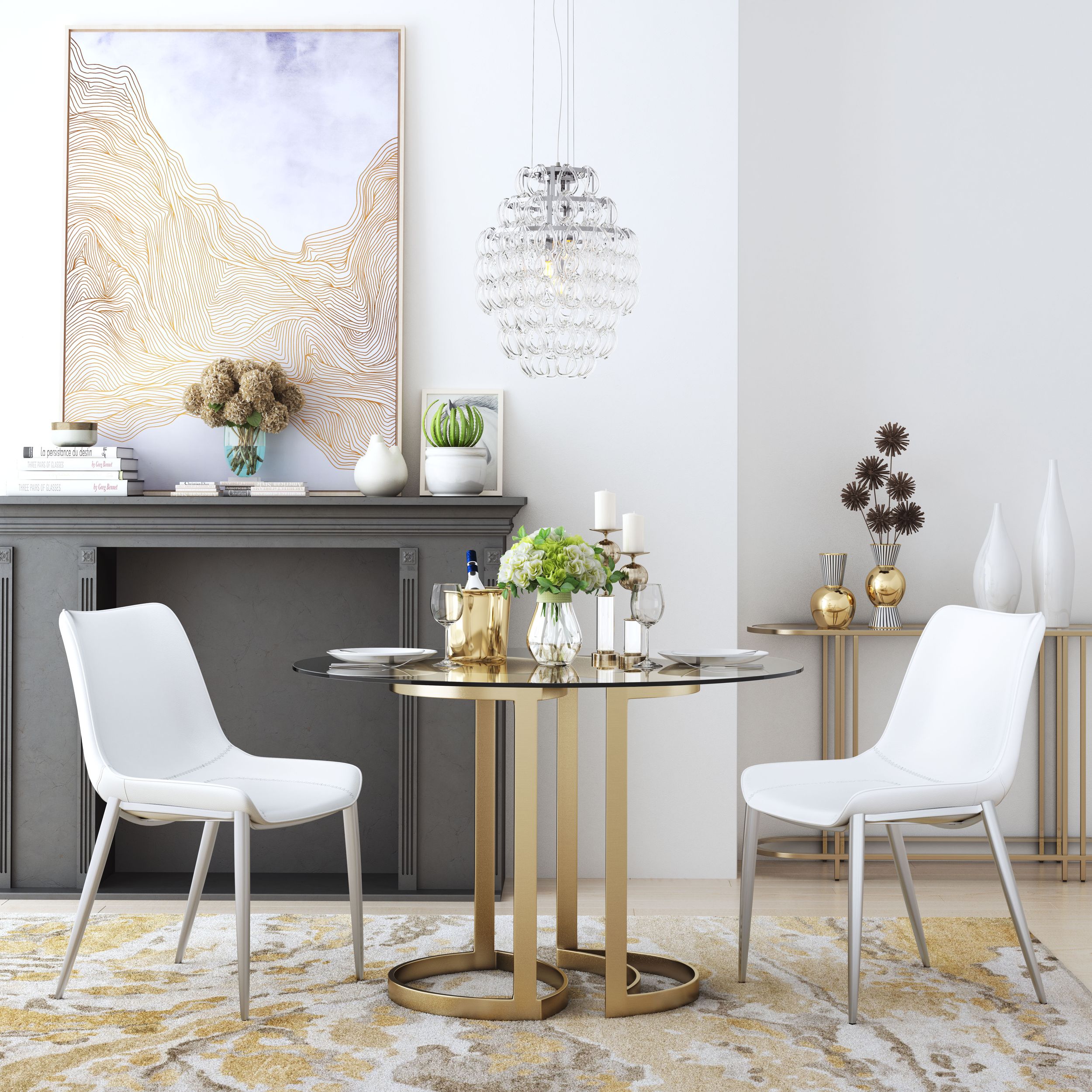 Magnus Leatherette Dining Chair