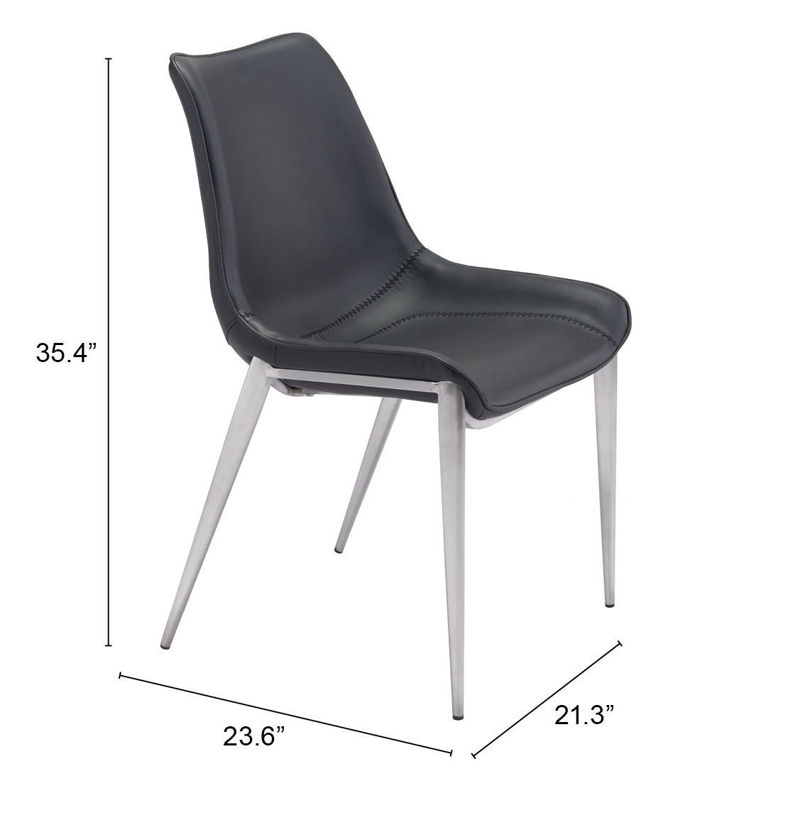 Magnus Leatherette Dining Chair
