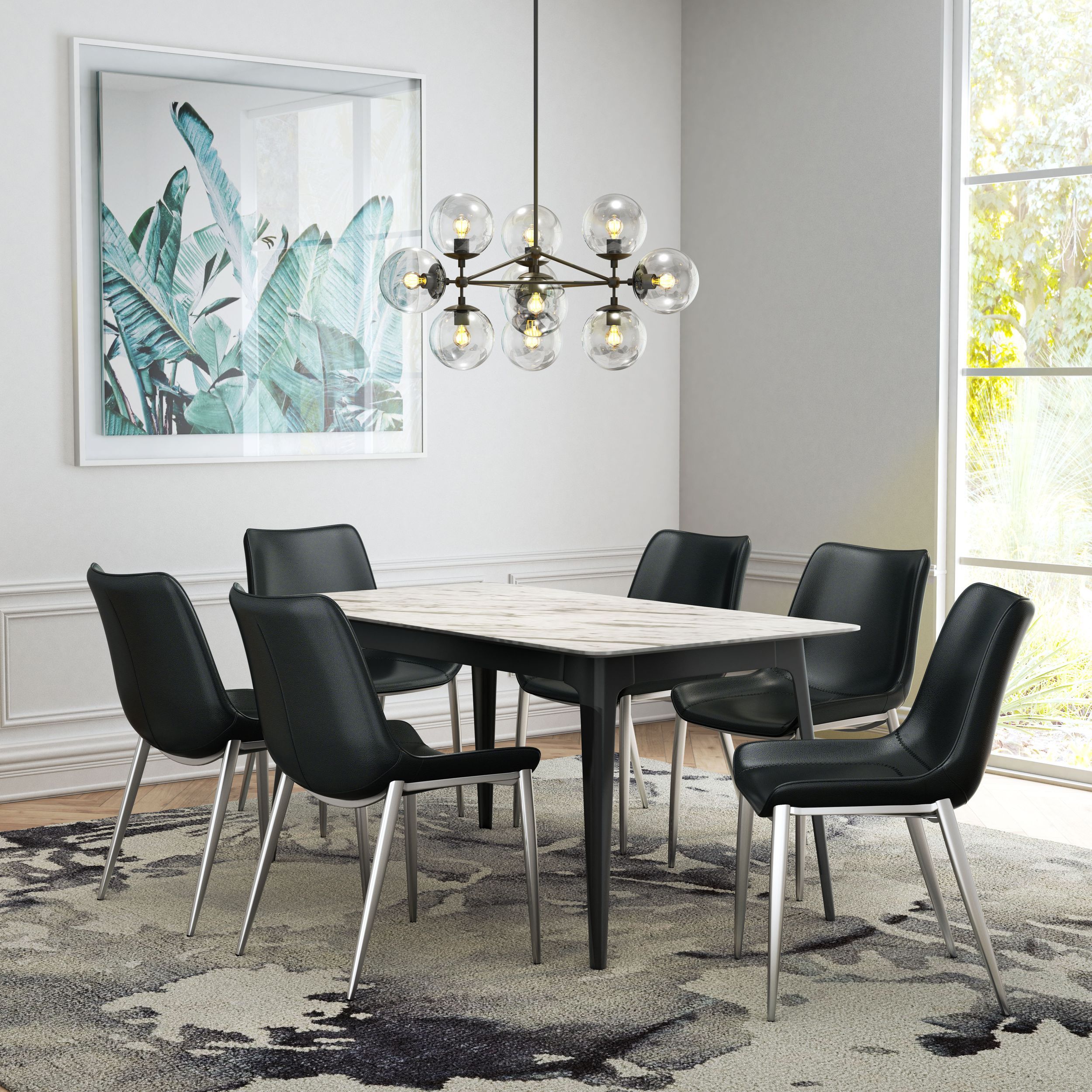 Magnus Leatherette Dining Chair