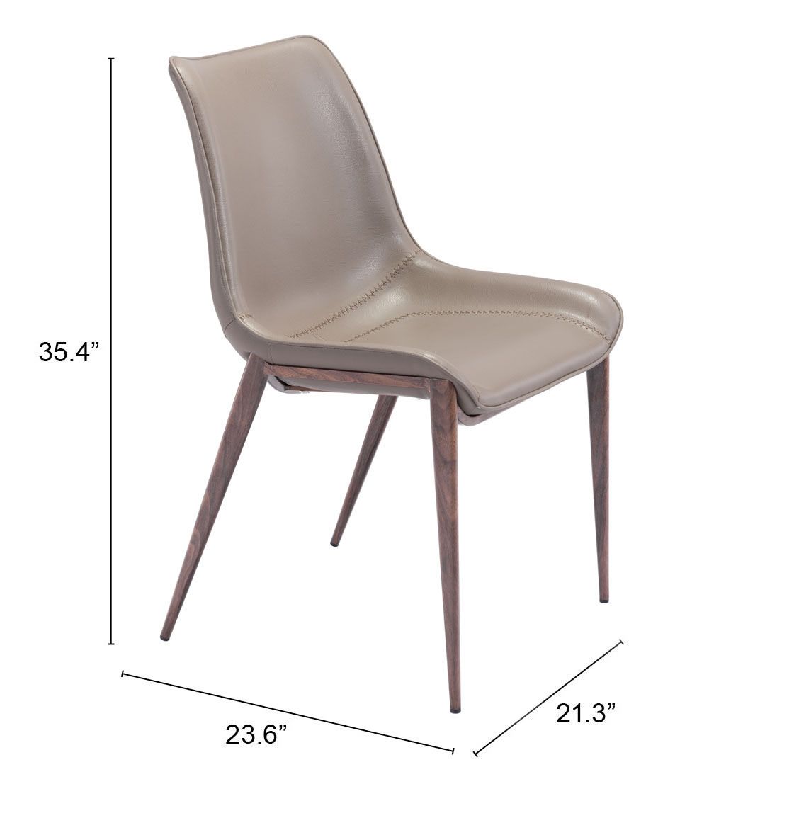 Magnus Leatherette Dining Chair