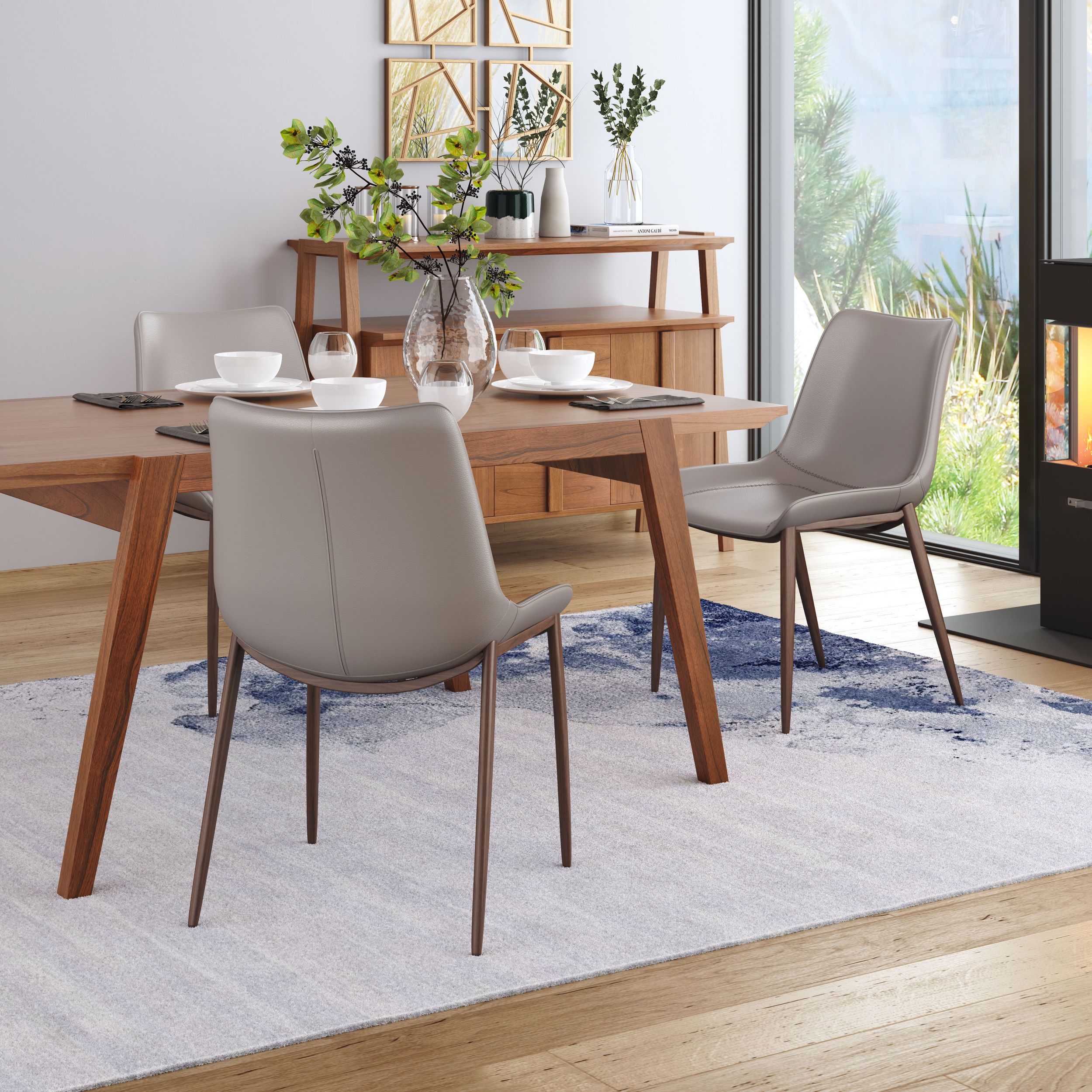 Magnus Leatherette Dining Chair