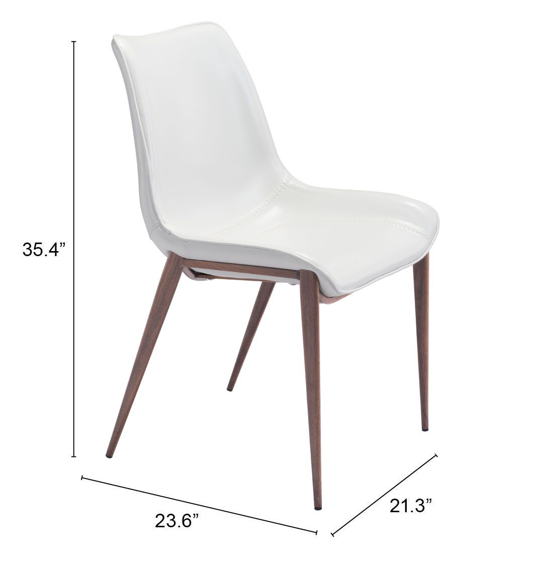 Magnus Leatherette Dining Chair