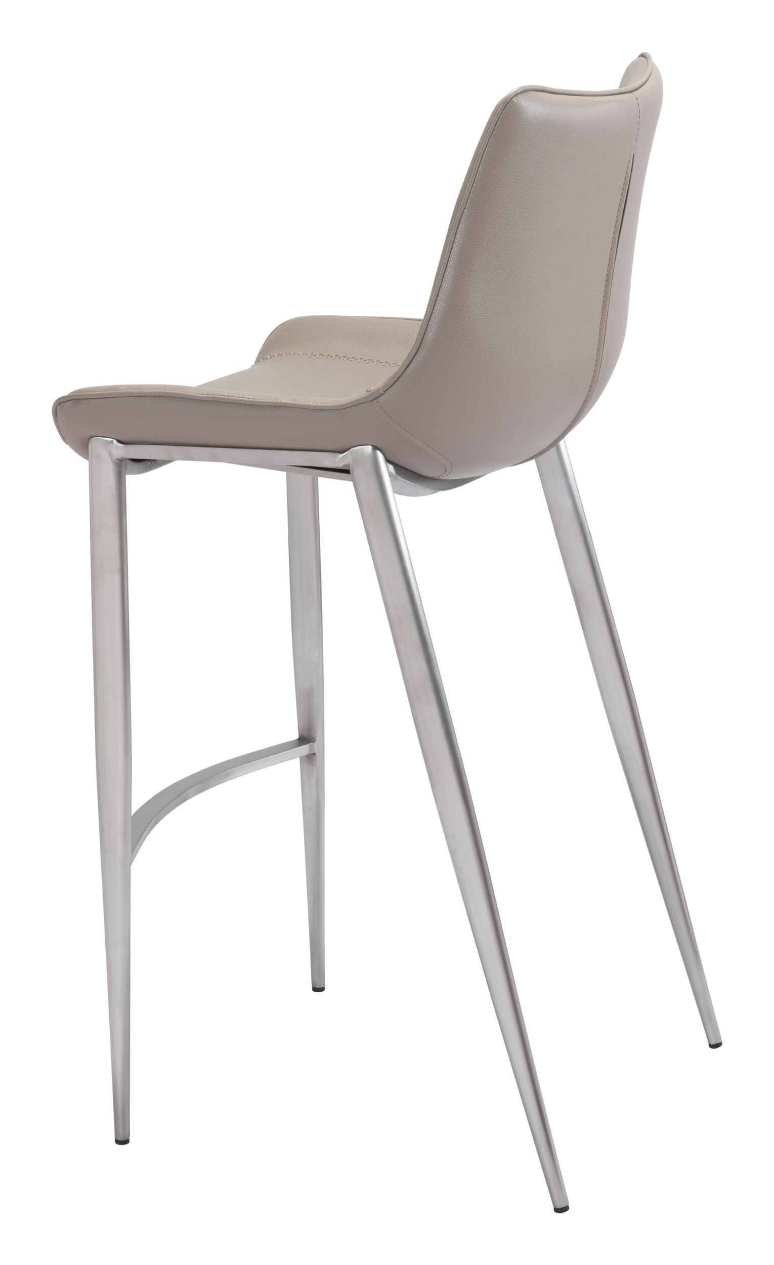 Magnus Leatherette Bar Chair