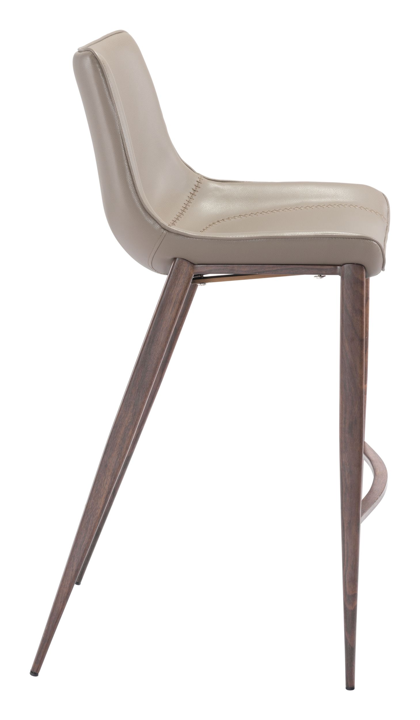 Magnus Leatherette Bar Chair