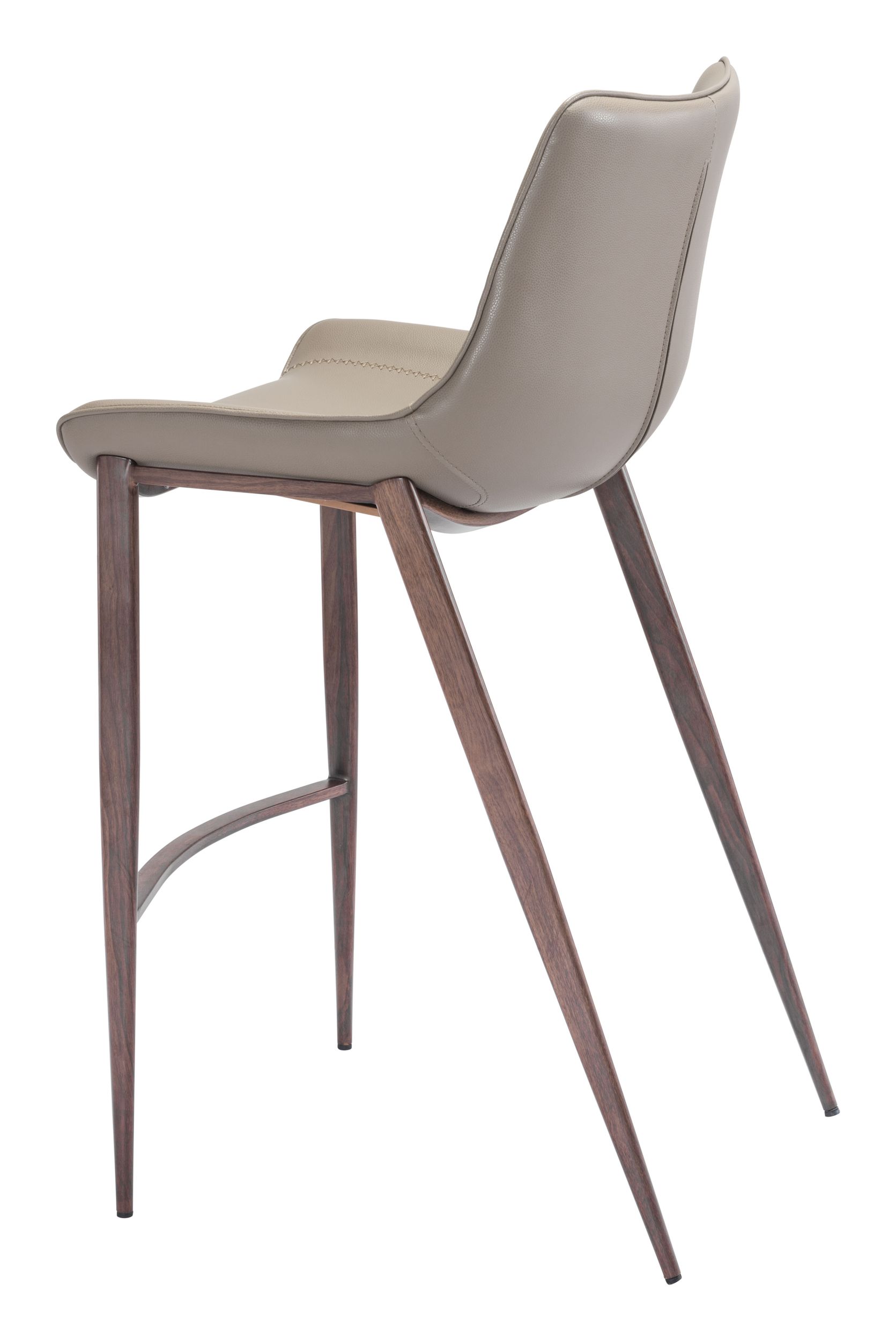 Magnus Leatherette Bar Chair