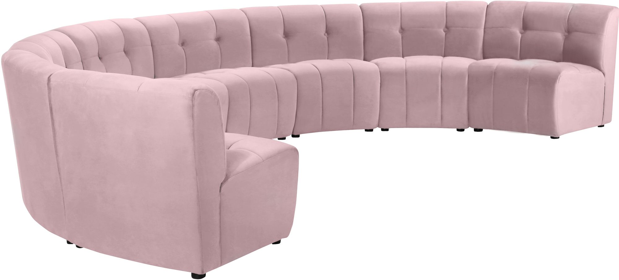 Limitless 173" 8-Piece Modular Velvet Sectional