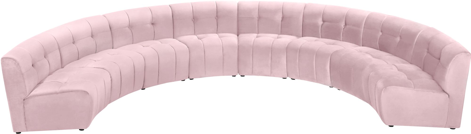 Limitless 173" 8-Piece Modular Velvet Sectional